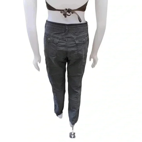 WindRiver Olive Cargo 98% Cotton Lightweight  Pants Size 6 - Picture 3 of 9